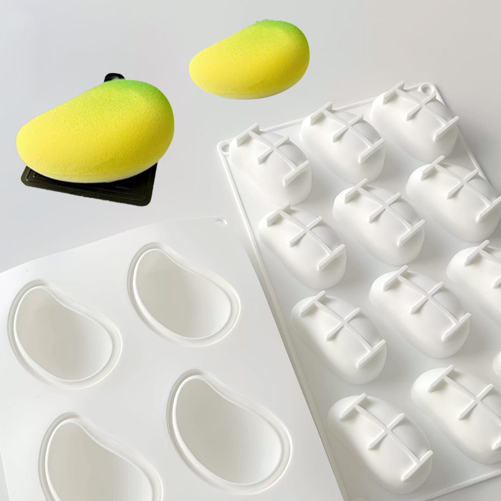 Kitchen Appliances Baking - 3D Mango Design French Fruit Mousse