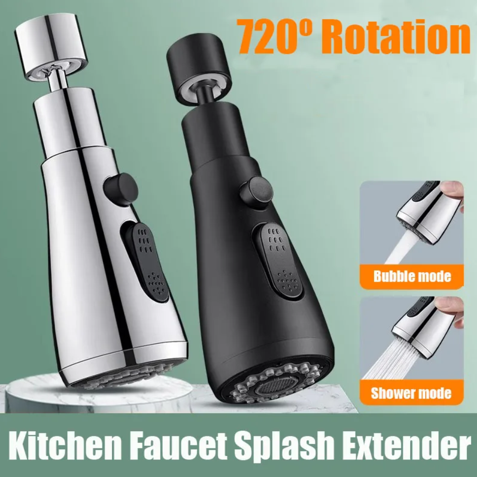 Kitchen Appliances Bundle - Universal 720° Rotating Faucet Extender Aerator
