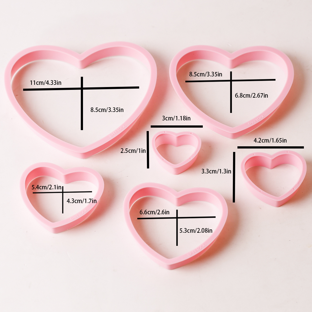 1set/3sets Pink Heart Star Flo – Kitchen Appliances Baking Bewertung und Preis