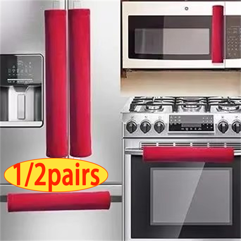 2Pcs/Set  Refrigerator Door Ha – Kitchen Appliances With Red Knobs Bewertung und Preis
