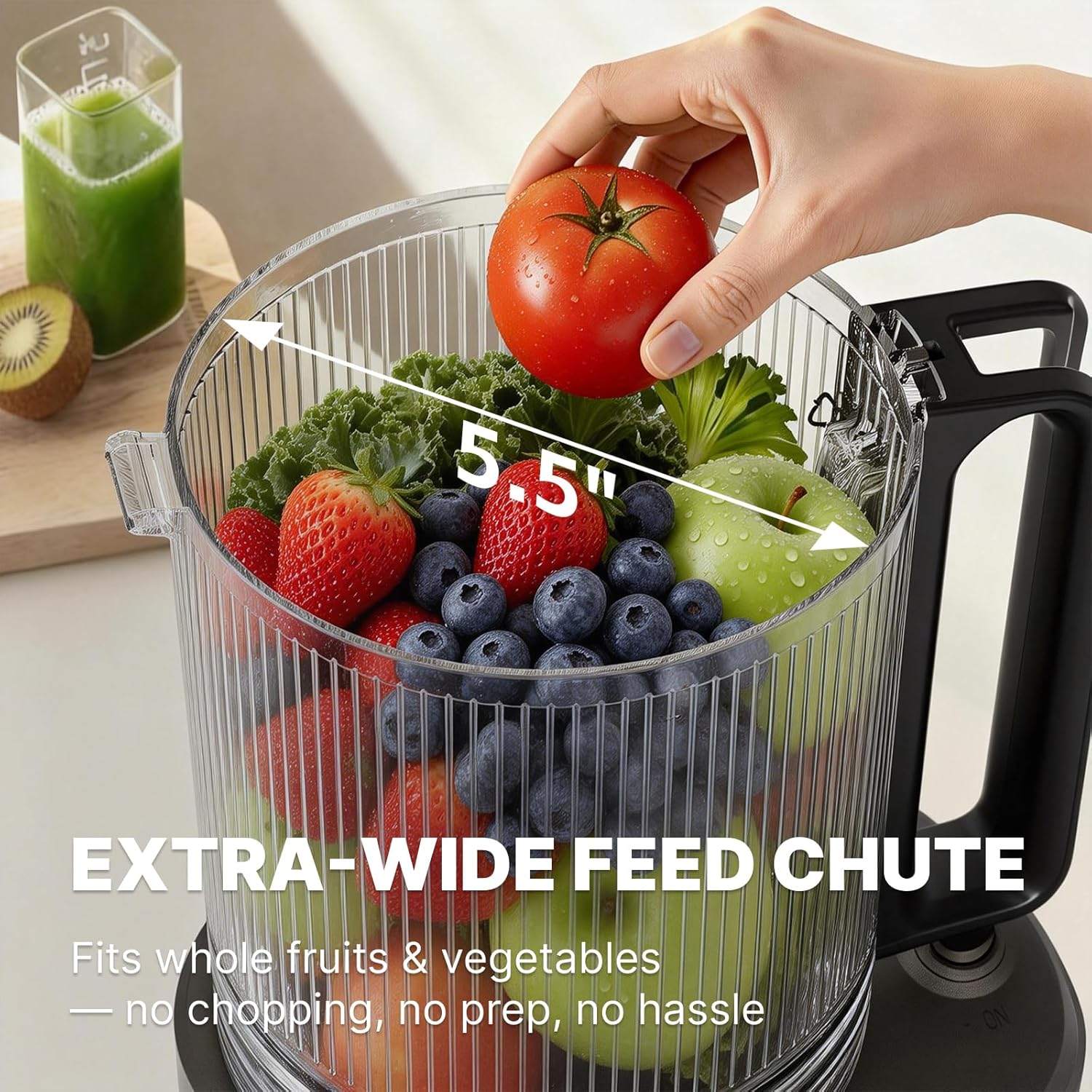 Cold Press Juicer, 5.5in Wide  – Juicer Cold Press Slow Bewertung und Preis