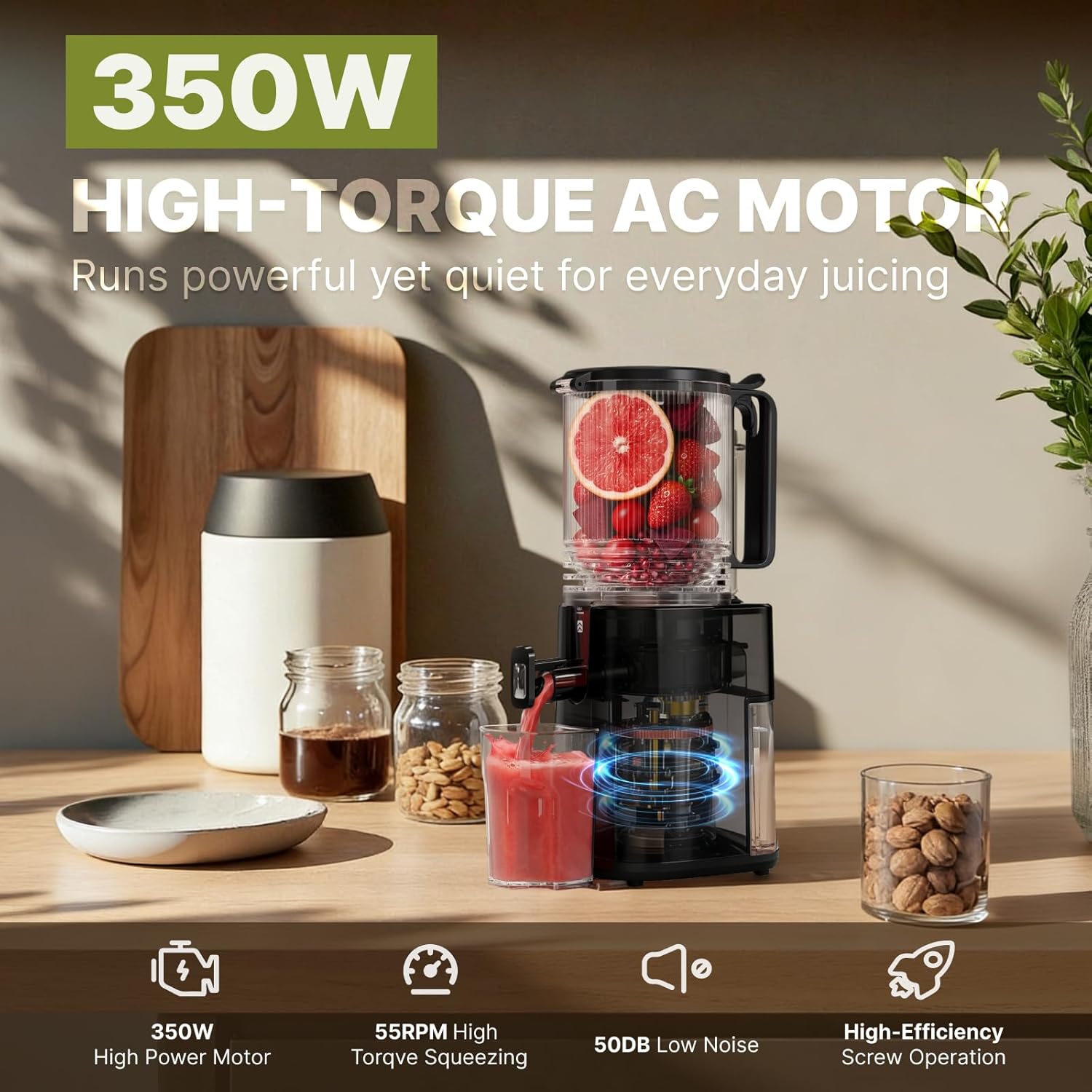Cold Press Juicer, 5.5in Wide  – Juicer Cold Press Slow Bewertung und Preis