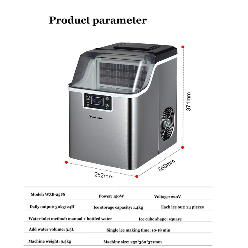 PBOBP Ice Cube Maker 30KG Wate – Kitchen Appliances Commercial Bewertung und Preis