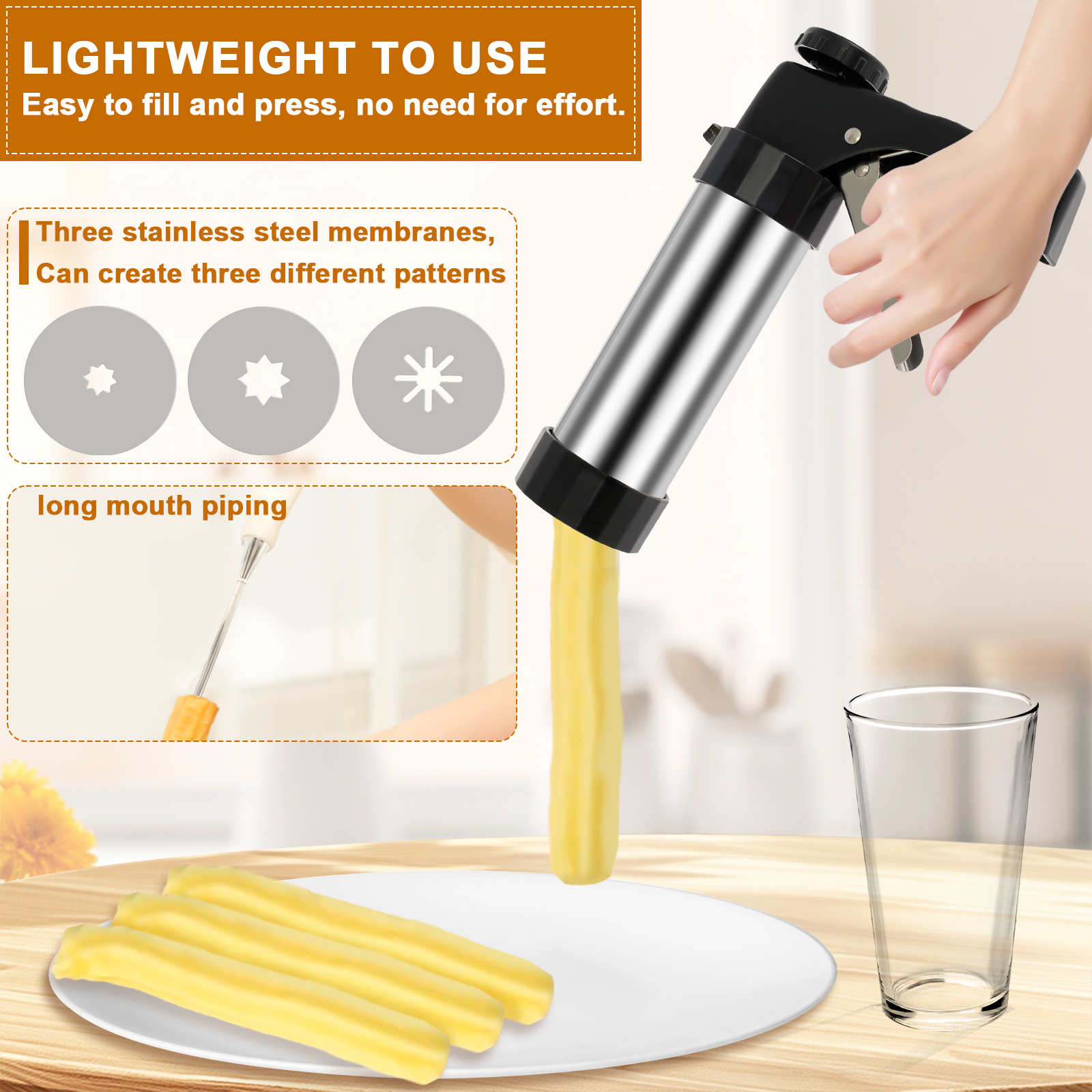 Churrera Churro Maker Machine  – Kitchen Appliances Baking Bewertung und Preis
