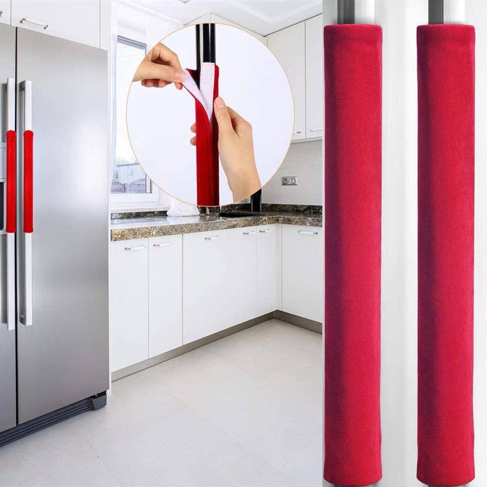 2Pcs/Set Refrigerator Door Han – Kitchen Appliances With Red Knobs Bewertung und Preis