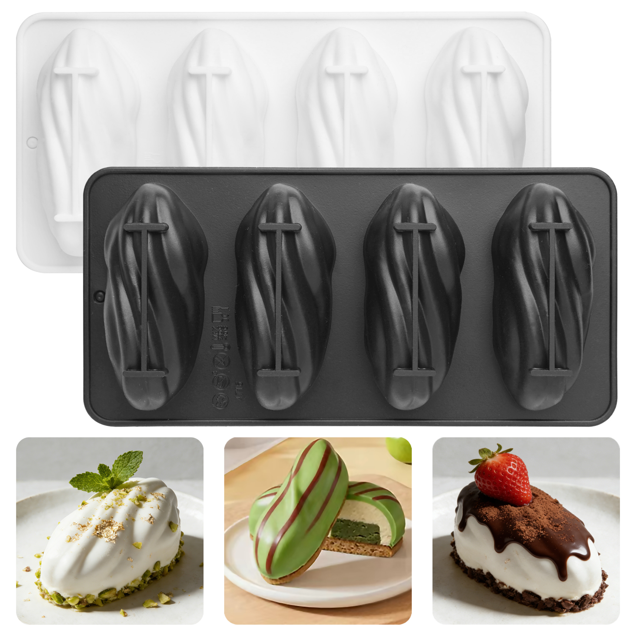 4-Cell Pistachios Design Silic – Kitchen Appliances Baking Bewertung und Preis