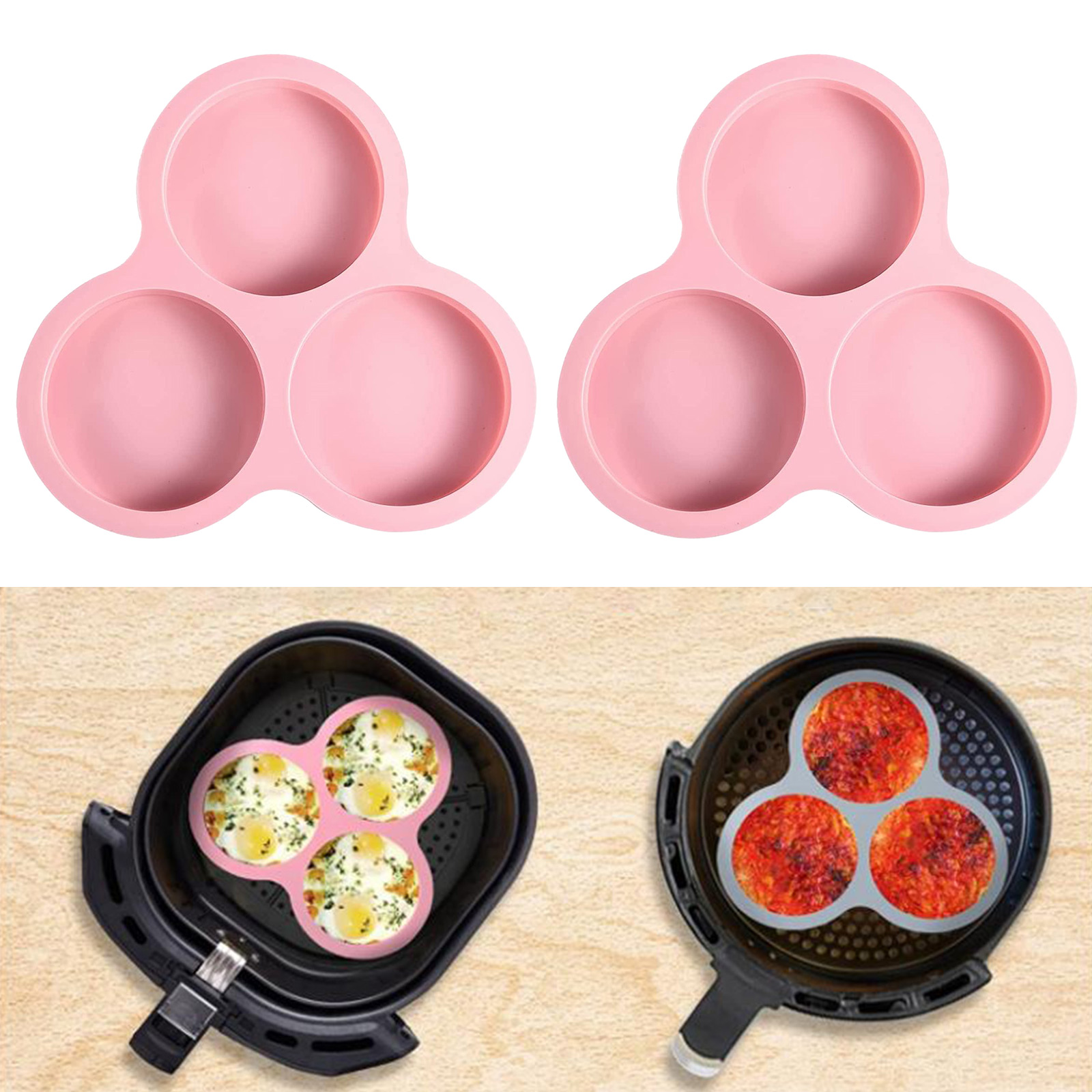 1/2pcs Silicone Air Fryer Egg  – Kitchen Appliances Baking Bewertung und Preis