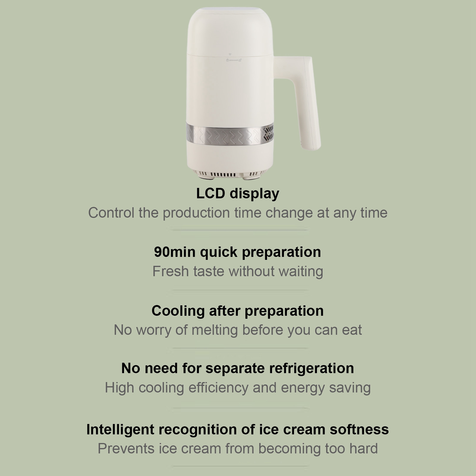 300ML Digital Ice Cream Maker  – Kitchen Appliances You Need Bewertung und Preis