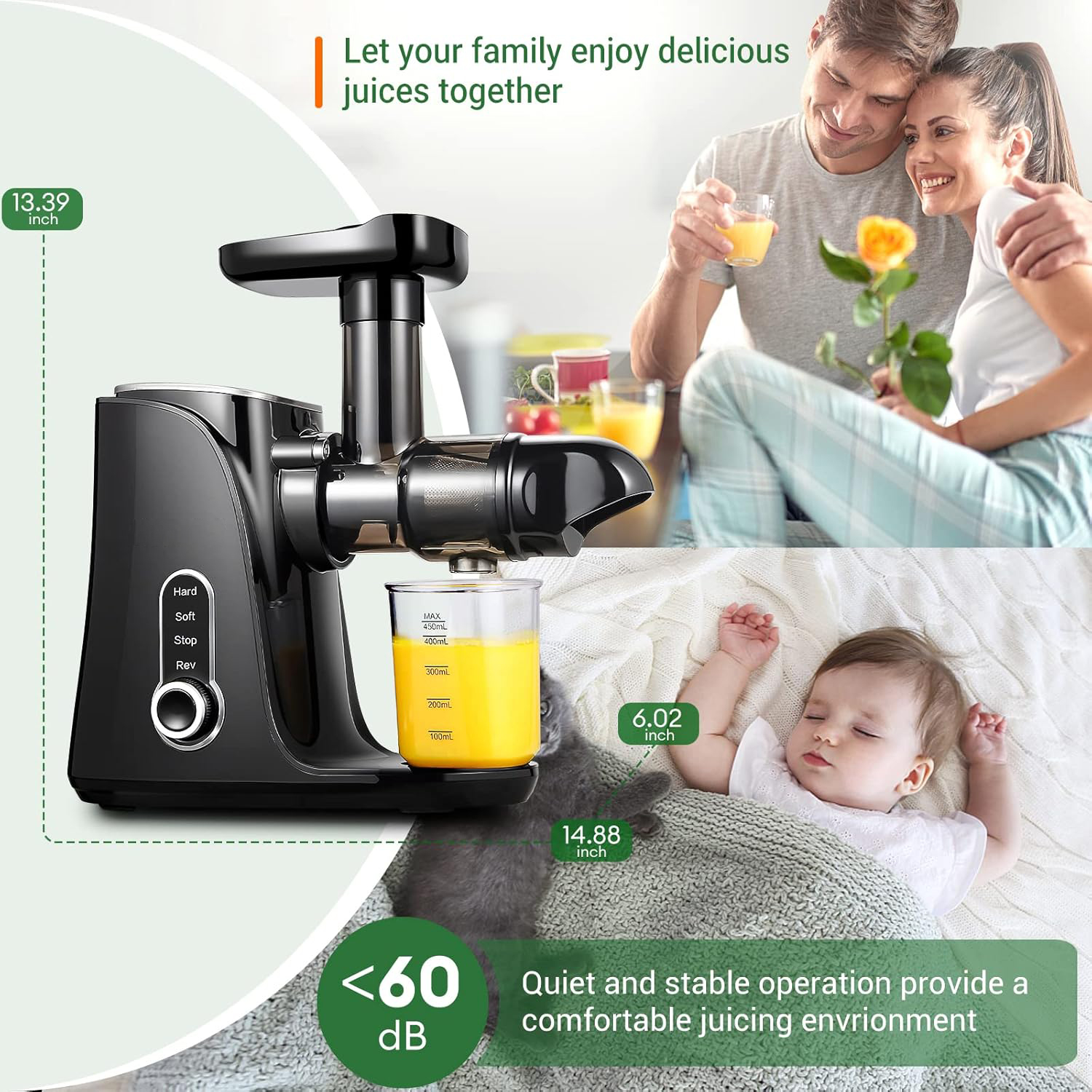&* QANA Juicer Machines,Slow C – Juicer Cold Press Slow Bewertung und Preis