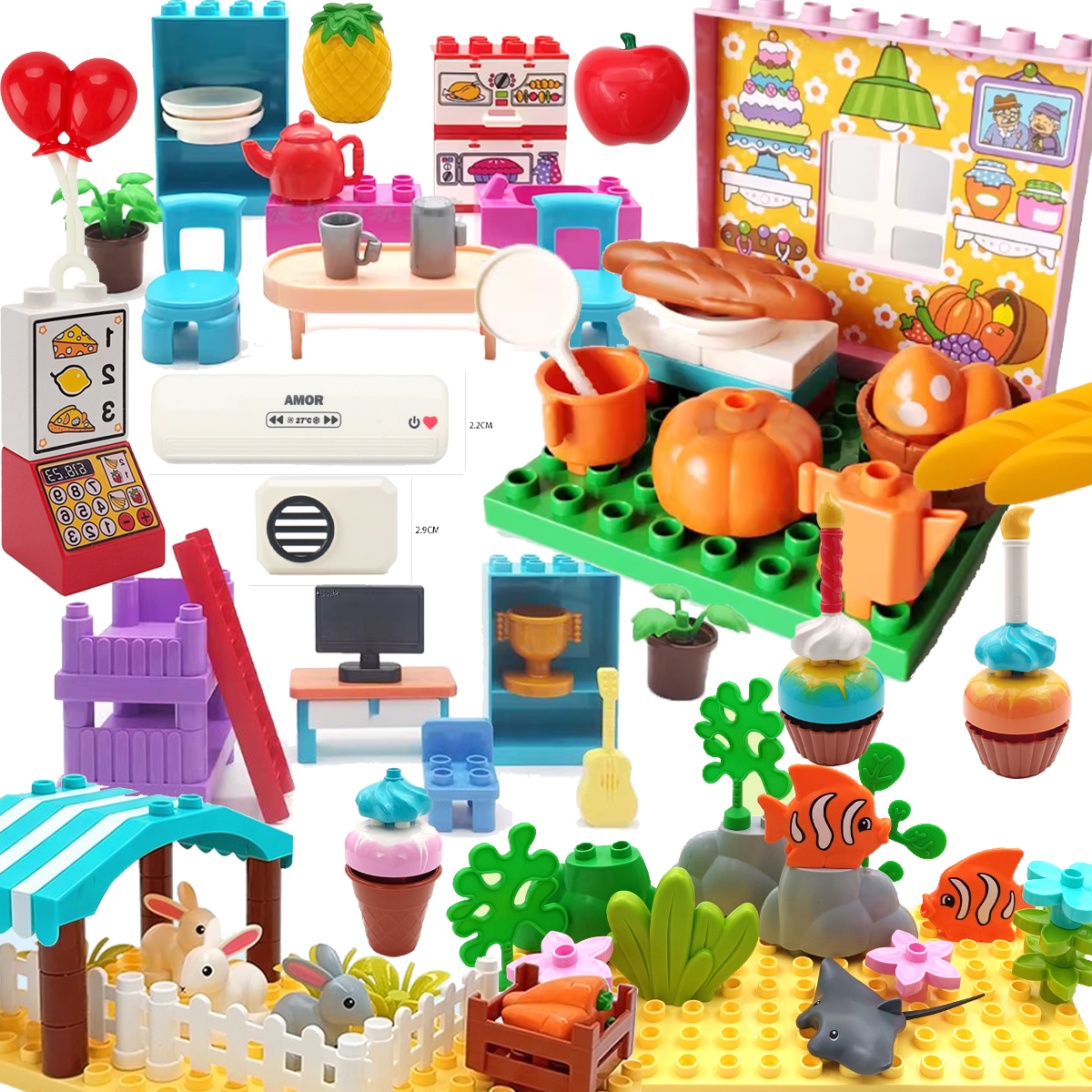 Large Building Blocks Scene Ac – Kitchen Appliances To Gift Bewertung und Preis